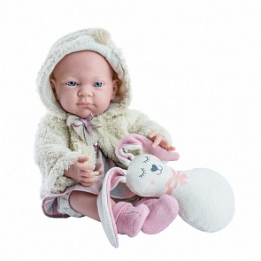 Кукла Бэби с подушкой-заяц, 36 см. (Paola Reina, 05024)